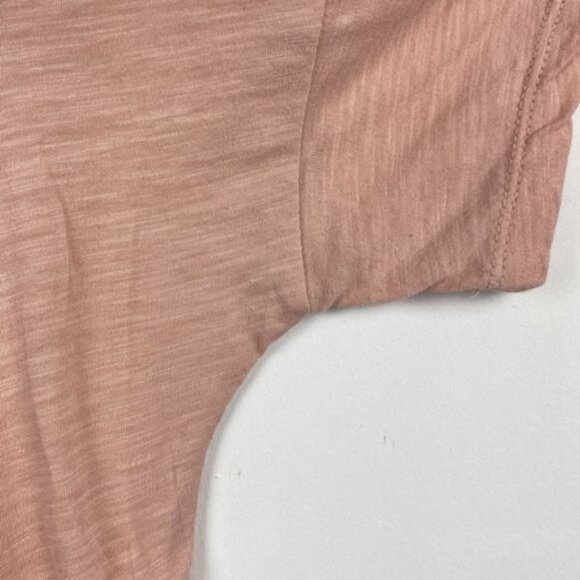 J.Crew S / M Modern Graphic Tee T-Shirt Blush Pink Black & Gold Letters - Picture 7 of 14